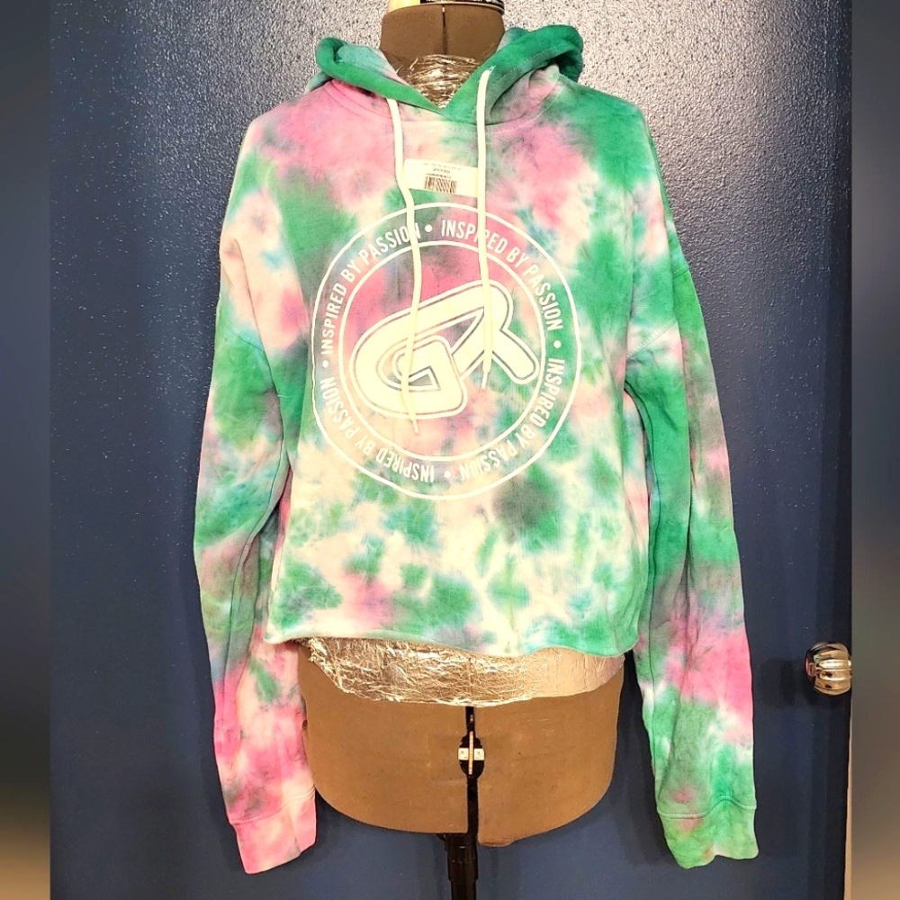 Groove Dance Competition AXL cropped tie dye hoodie